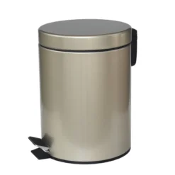 1.3gal Soft Close Pedal Trash Bin Gold - 88 Main