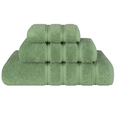 American Soft Linen 3 Piece Towel Set, 100% Cotton Bath Towels For Bathroom - Image 10