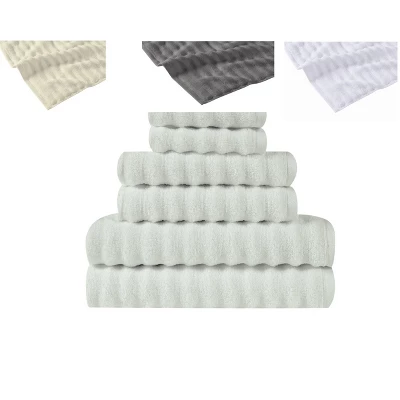6pc Zero Twist Bath Towel Set - Truly Soft - Image 3