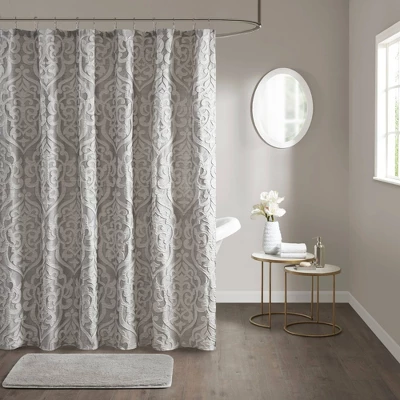 72"x72" Eliot Jacquard Shower Curtain - Madison Park - Image 8