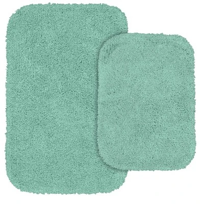 2pc Serendipity Shaggy Washable Nylon Bath Rug Set - Garland - Image 15