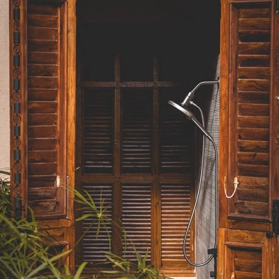 Nebia Corre Four Function Fixed Shower Hand Bathroom Hardware Set Brushed Gold - Brondell - Image 4