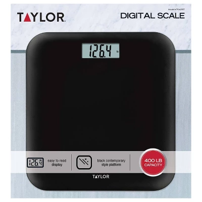 Digital Lightweight Bathroom Scale Black - Taylor - Image 4
