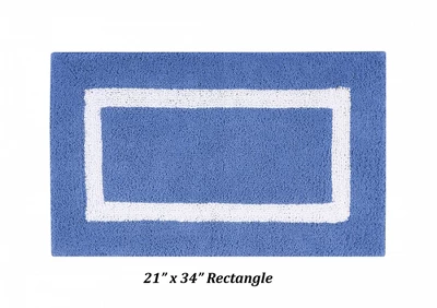 Better Trends Hotel Reversible 100% Cotton Bath Rug 4 Piece Set - Image 3