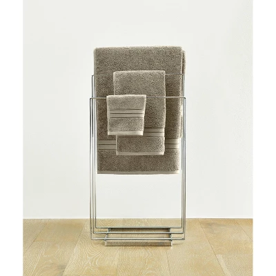 2pc Liam Bath Towel Set Sandstone - Blue Loom - Image 2