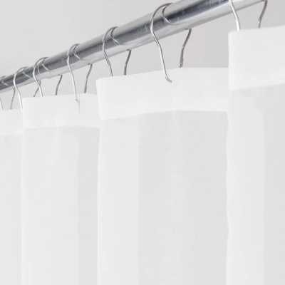 Cameron Shower Curtain White - Allure Home Creations - Image 4