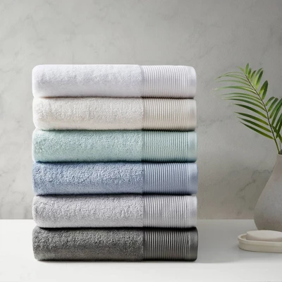 6pc Antimicrobial Nuage Cotton Tencel Blend Towel Set - Beautyrest - Image 8