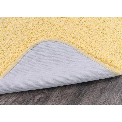 24"x40" Jazz Nylon Washable Bath Rug Yellow - Garland Rug - Image 5