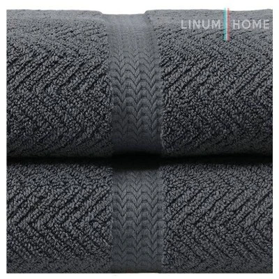 Herringbone Bath Towels - Linum Home Textiles® - Image 2