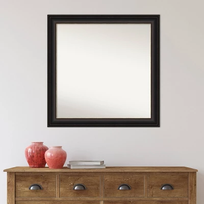 31" X 31" Non-Beveled Trio Oil Rubbed Bronze Bathroom Wall Mirror - Amanti Art - Image 6