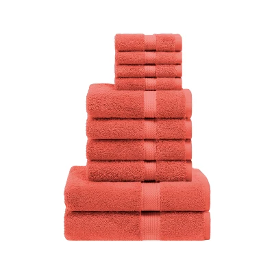 Premium Cotton 800 GSM Heavyweight Plush Luxury 10 Piece Bathroom Towel Set By Blue Nile Mills - Image 11