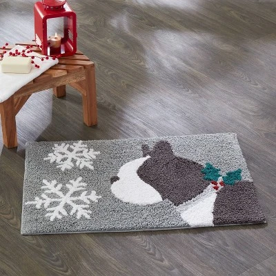 Vern Yip Dogs Bath Rug Gray - SKL Home - Image 2