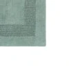 Classic Racetrack Cotton Bath Rug 20" X 30" Sage By Perthshire Platinum Collection
