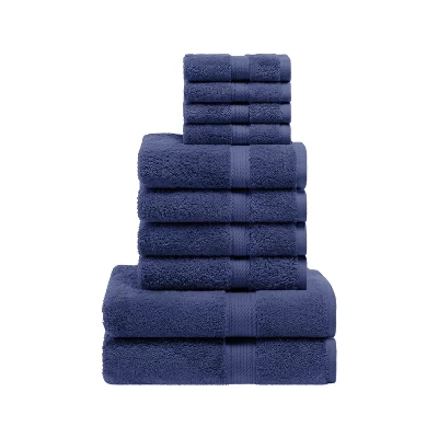 Premium Cotton 800 GSM Heavyweight Plush Luxury 10 Piece Bathroom Towel Set By Blue Nile Mills - Image 16