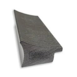 21" X 27" Non-Beveled Elegant Narrow Bathroom Wall Mirror Brushed Pewter - Amanti Art