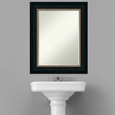 Amanti Art Paragon Bronze Petite Bevel Bathroom Wall Mirror 30.5 X 24.5 In. - Image 5