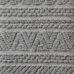 Geo Fringe Jacquard Hand Towel Gray - SKL Home