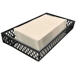 Mesh Guest Towel Tray Black - Popular Bath Popular Home