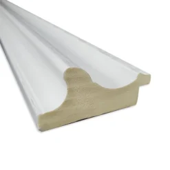 42" X 30" Non-Beveled Parlor White Bathroom Wall Mirror - Amanti Art