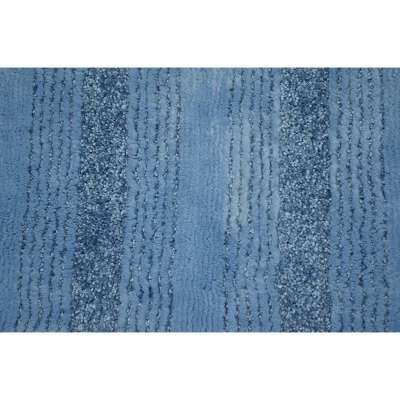 24"x40" Essence Nylon Washable Bathroom Rug Basin Blue - Garland Rug - Image 3