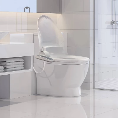 SB-2000WR Electric Bidet Toilet Seat For Round Toilets White - SmartBidet - Image 2