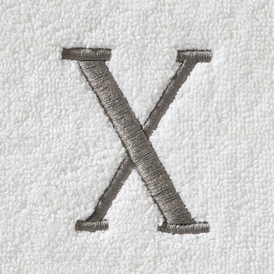 2pc Casual Monogram 'X' Hand Towels - SKL Home