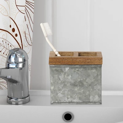Confetti Collection Toothbrush Holder - Nu Steel - Image 3